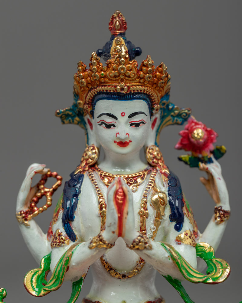 4 Armed Chenresig | Home Decor Statues | Tibetan Art