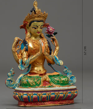 Chenresig Statue | Authentic Buddhist Statue | Indoor Statue Decors