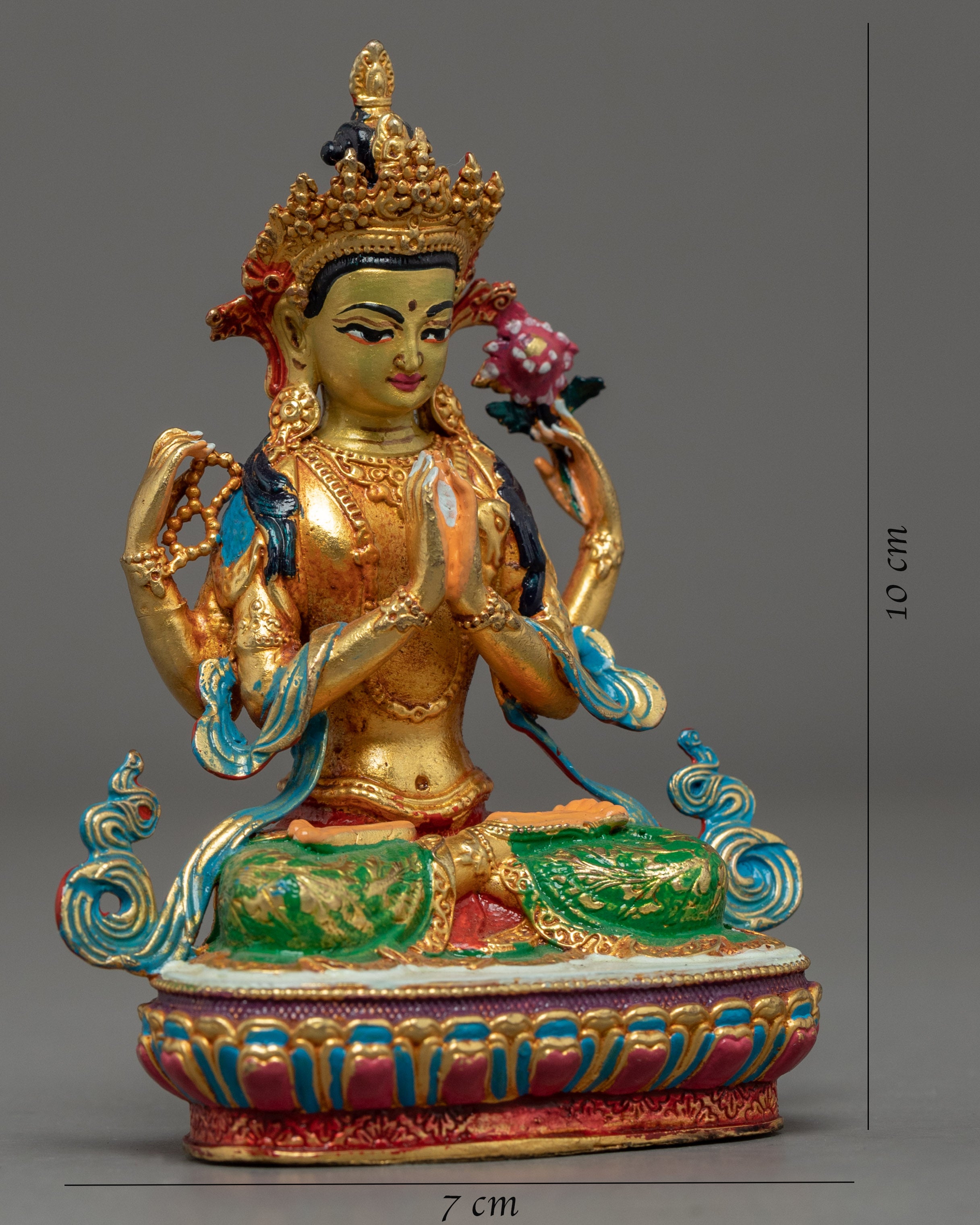 Chenresig Statue | Authentic Buddhist Statue | Indoor Statue Decors