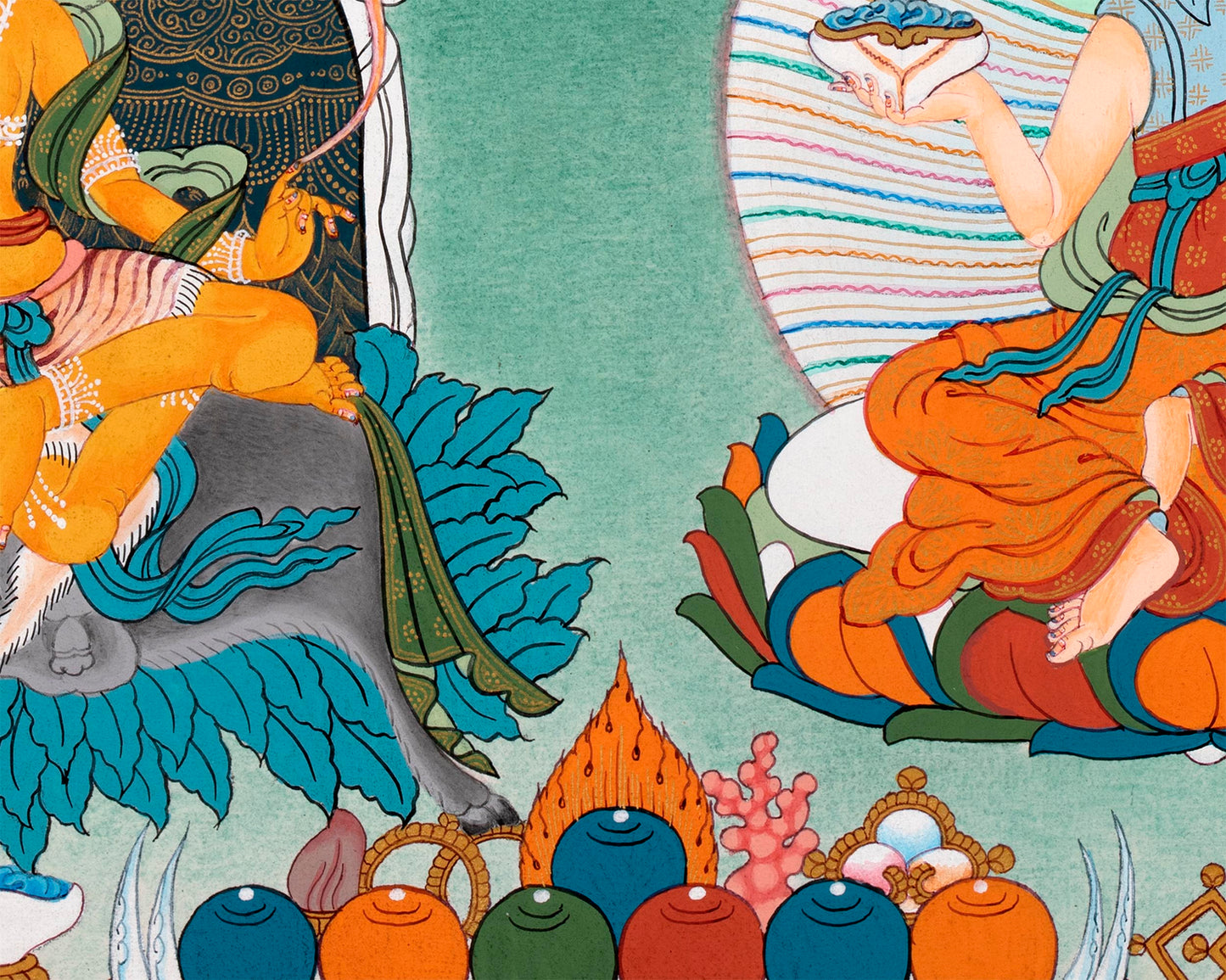 Guru Sangey Thangka | Eight Manifestations of Padmasambhava