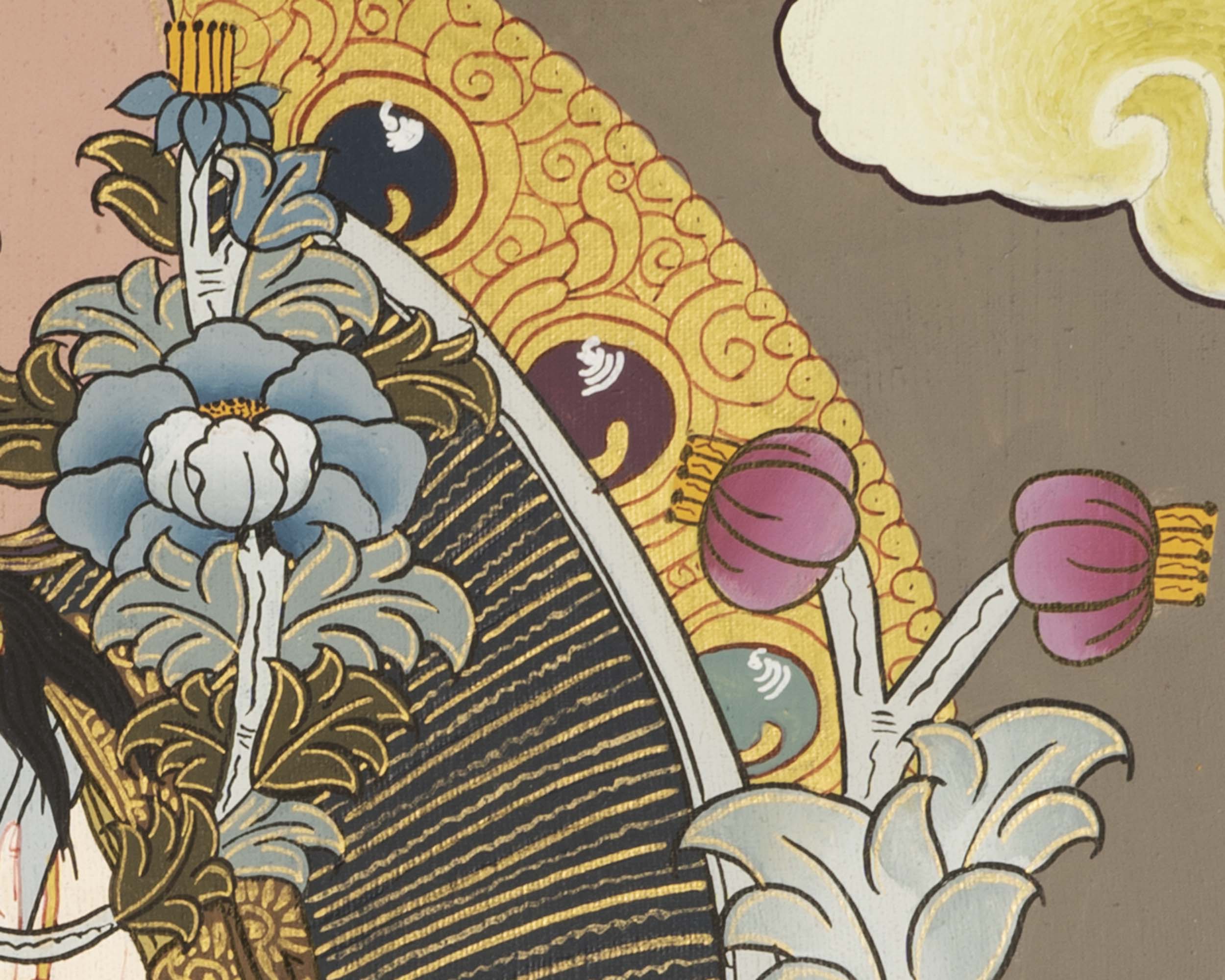 Buddhist White Tara |  Tibetan Female Thangka
