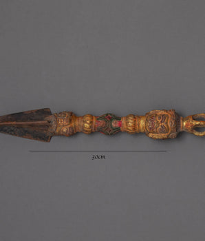 Antique Phurba | Decorative Buddhist Dagger | Tantric Rituals