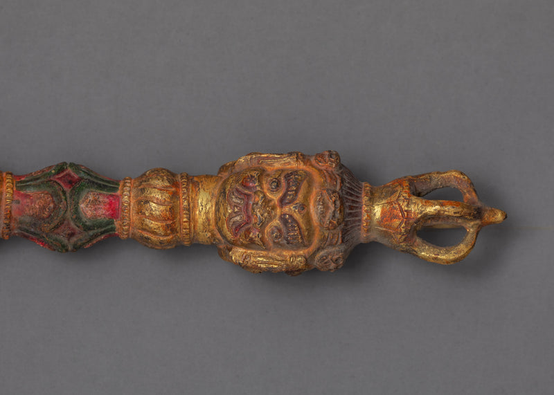 Antique Phurba | Decorative Buddhist Dagger | Tantric Rituals