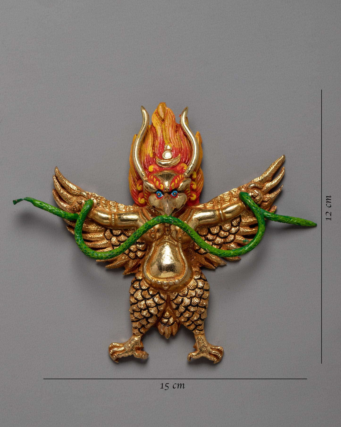 Garuda Statue | Handcarved Buddhist Art | Religious Home Decor