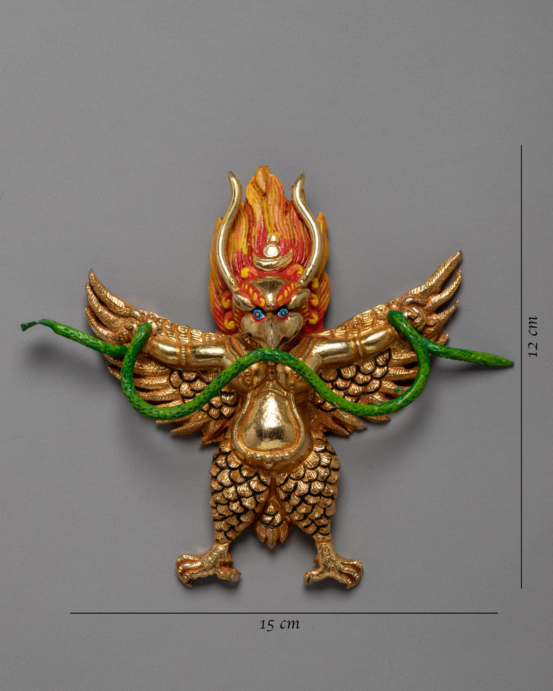 Garuda Statue | Handcarved Buddhist Art | Religious Home Decor