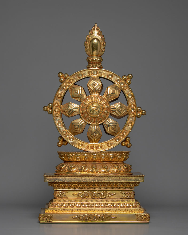 Buddhist Dharma Wheel | Religious Artifacts | Altar Supplies