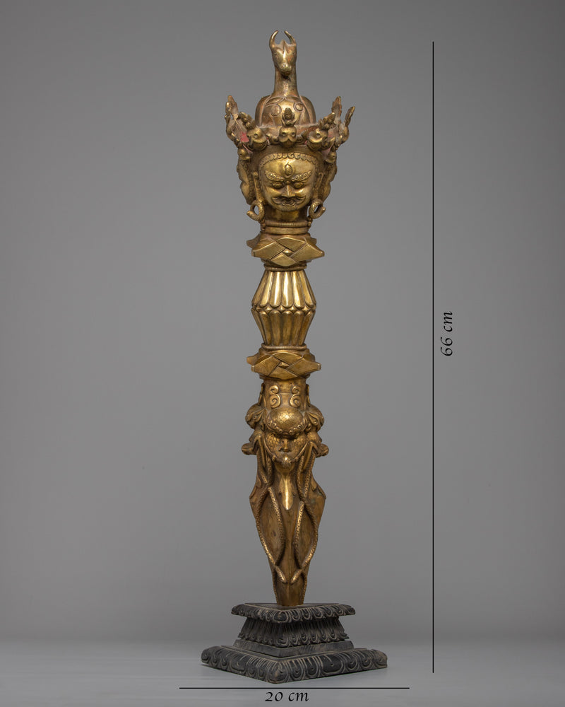 Buddhist Ritual Dragger | Phurba | Religious Altar Supplies