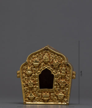 Tibetan Ghau Box | Buddhist Altar Decorations | Handmade Ritual Items