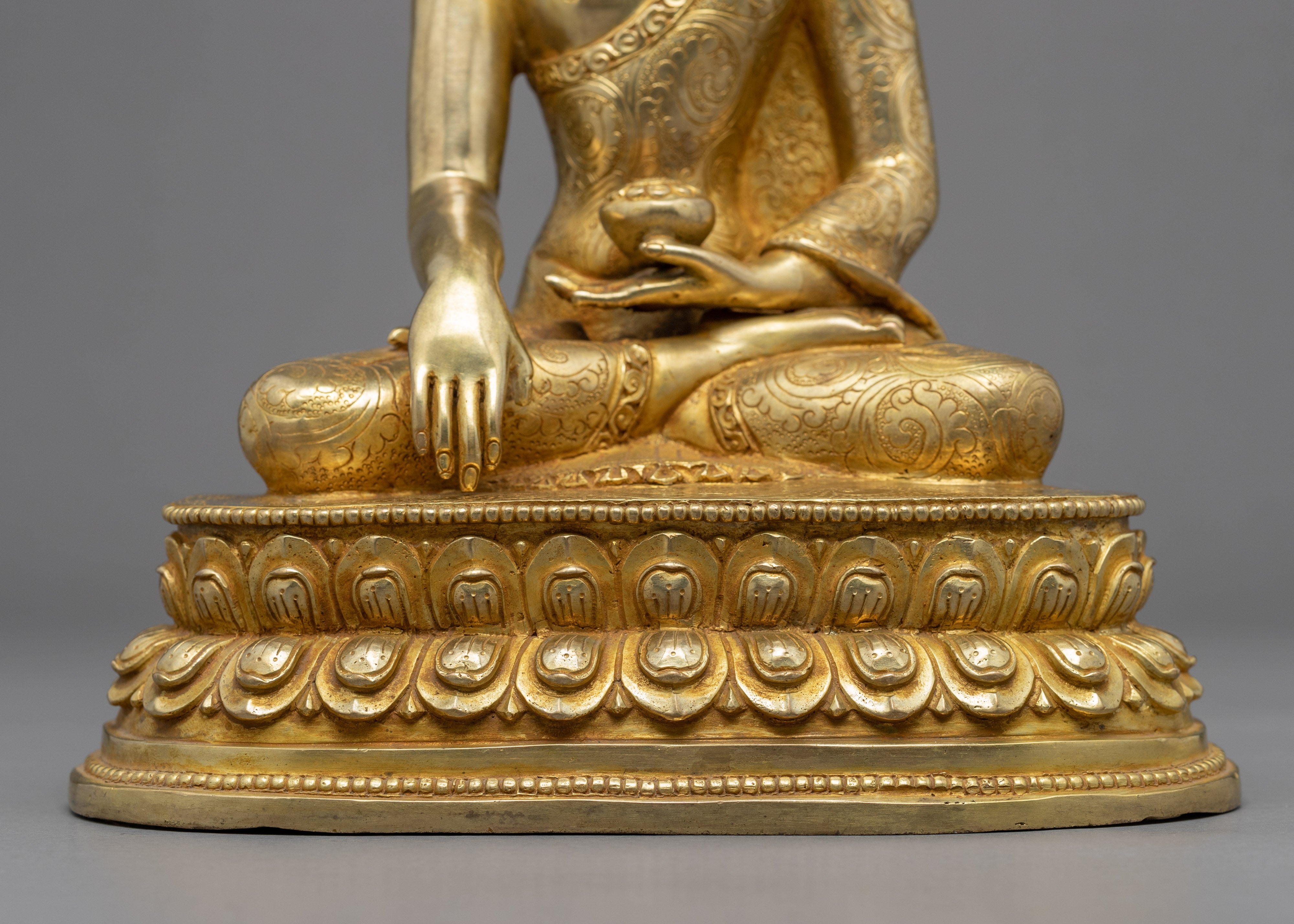 Crown Shakyamuni Buddha Statue | Buddhist Himalayan Art