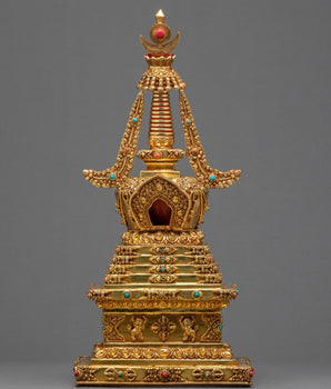 Gold Plated Chorten