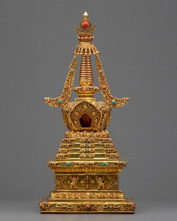 Gold Plated Chorten
