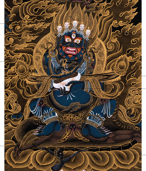 Sakya Mahakala | Protector Deity Thangka
