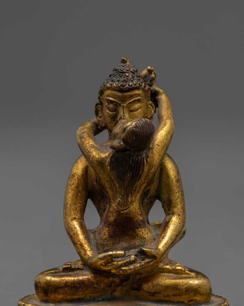 Miniature Buddha Statue | SamantaBhadara Bodhisattva with Consort