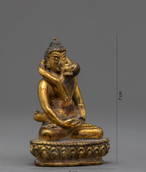 Miniature Buddha Statue | SamantaBhadara Bodhisattva with Consort