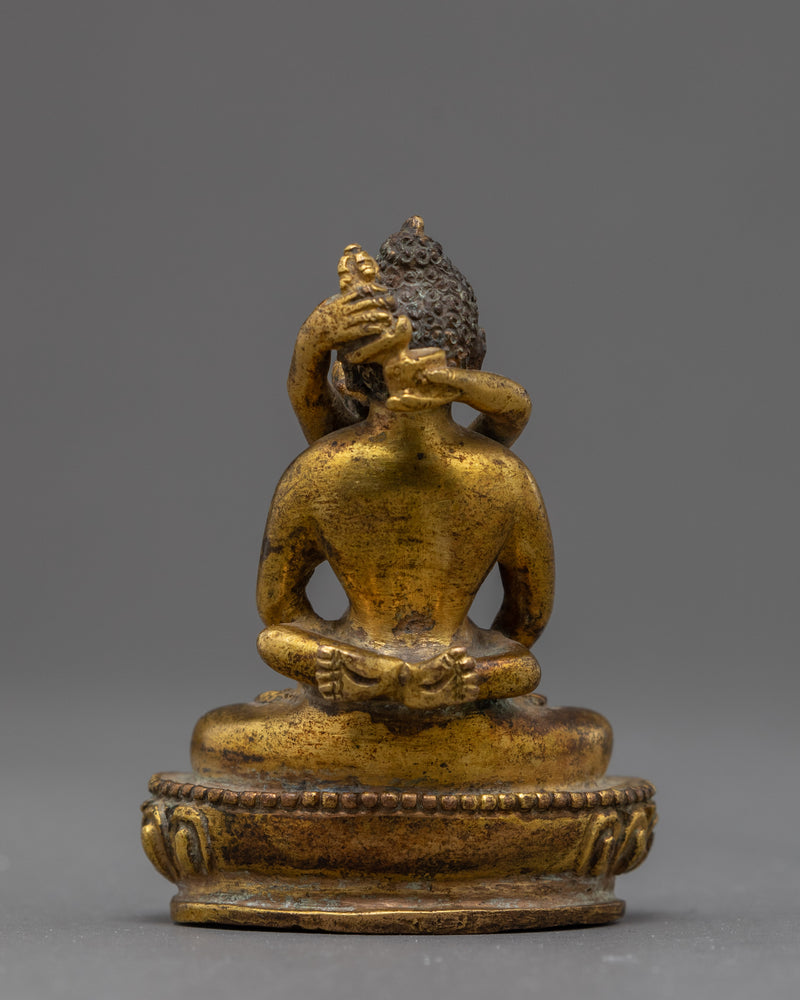 Miniature Buddha Statue | SamantaBhadara Bodhisattva with Consort