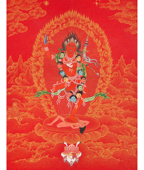 Vajravarahi Thangka | 24K Gold Thangka | Tibetan Buddhist Art