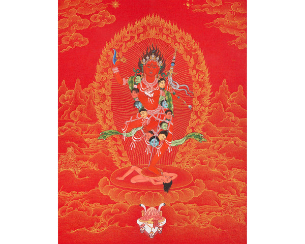 Vajravarahi Thangka | 24K Gold Thangka | Tibetan Buddhist Art