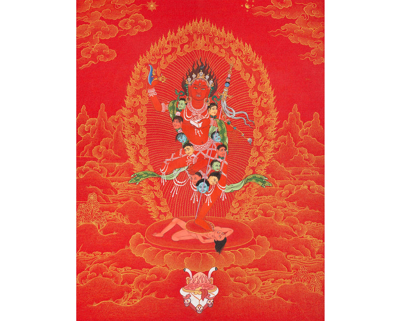 Vajravarahi Thangka | 24K Gold Thangka | Tibetan Buddhist Art