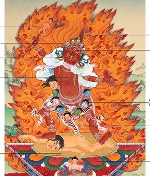 Ekajati Vajra Tara Thangka | Fierce Protector Deity