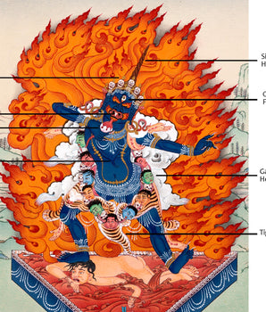 Blue Tara Ekajati Thangka | Wrathful Protector Of Vajrayana