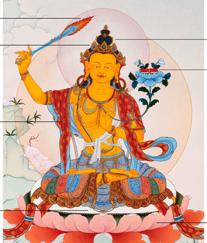 Manjushri Thangka | Tibetan Deity Art