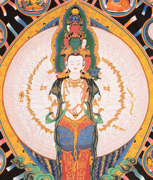 Avalokiteshvara Thangka | Buddhist Painting