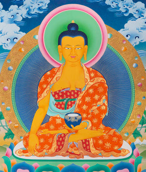 Shakyamuni Buddha | Digital Printing | Traditional Tibetan Art