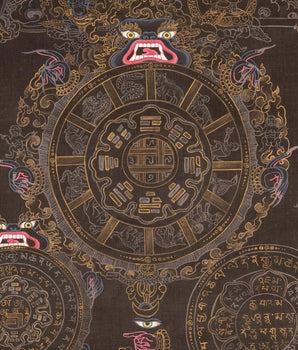Tibetan Calendar Thangka | Traditional Artwork | Wall Decors