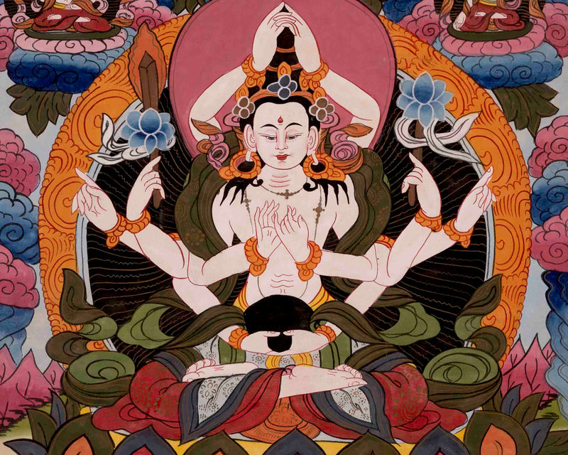 Namsangiti Thangka | Manjushree | Meditation Canvas Art