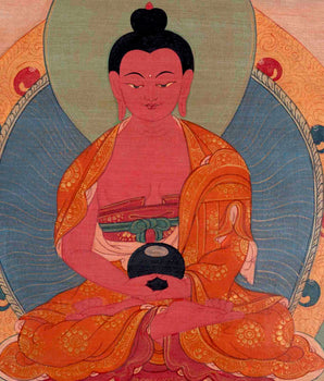 Amitabha Buddha Thangka | Religious Tibetan Art | Wall Decors