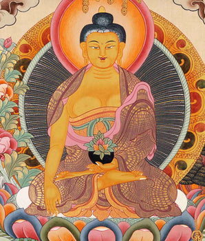 Shakyamuni Buddha Thangka | Tibetan Buddhist Painting