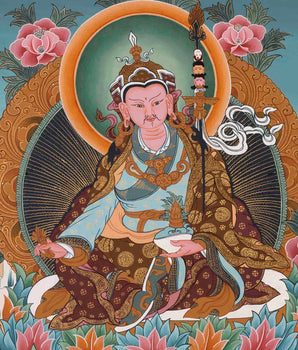 Padmasambhava Guru | Buddhist Thangka | Religious Wall Decors