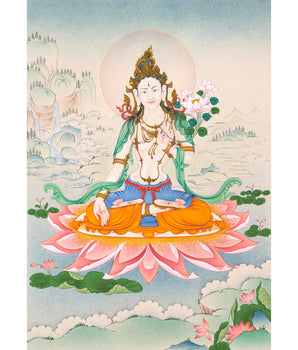 White Tara | The Great Mother | Buddhist Thangka