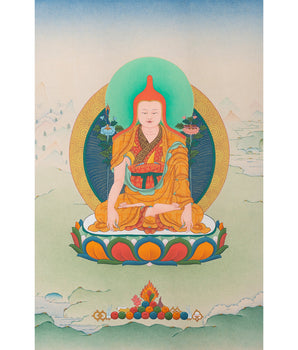 Longchenpa Thangka | Handmade Tibetan Painting