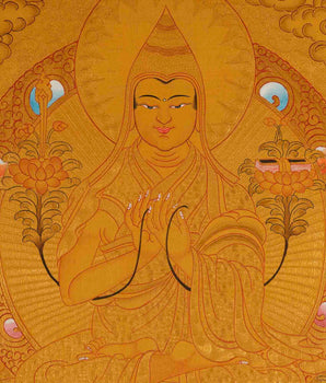 Tsongkhapa Thangka | Tibetan Buddhist Artwork | Wall Decors