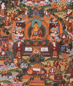 Life Story Of Buddha | Vintage Thangka Art | Wall Decors
