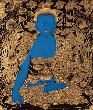 Medicine Buddha | Healing Buddha | Traditional Tibetan Thangka