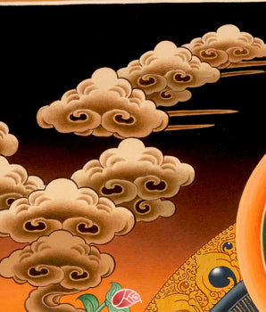 White Rara Painting Thangka | Tibetan Bodhisattva Art