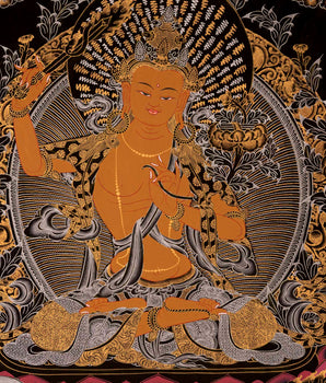 Bodhisattva Manjushree Thangka | Buddhist Art Painting