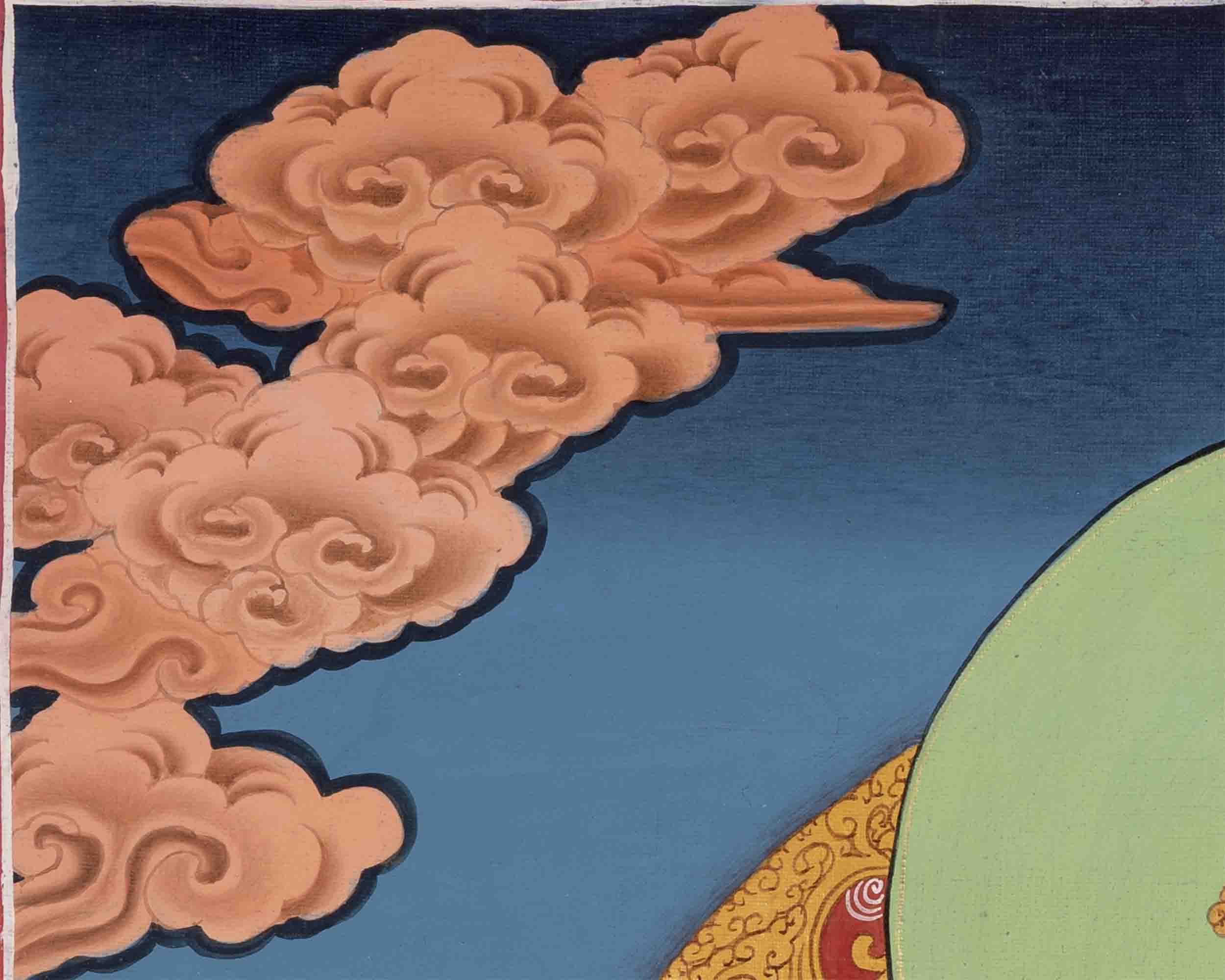 White Tara Thangka | Religious Buddhist Art | Wall Decors