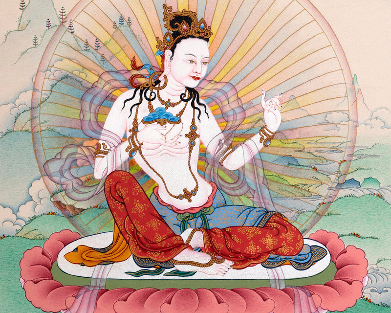 Sukhasiddhi Thangka | Dakini of Magical Illusion