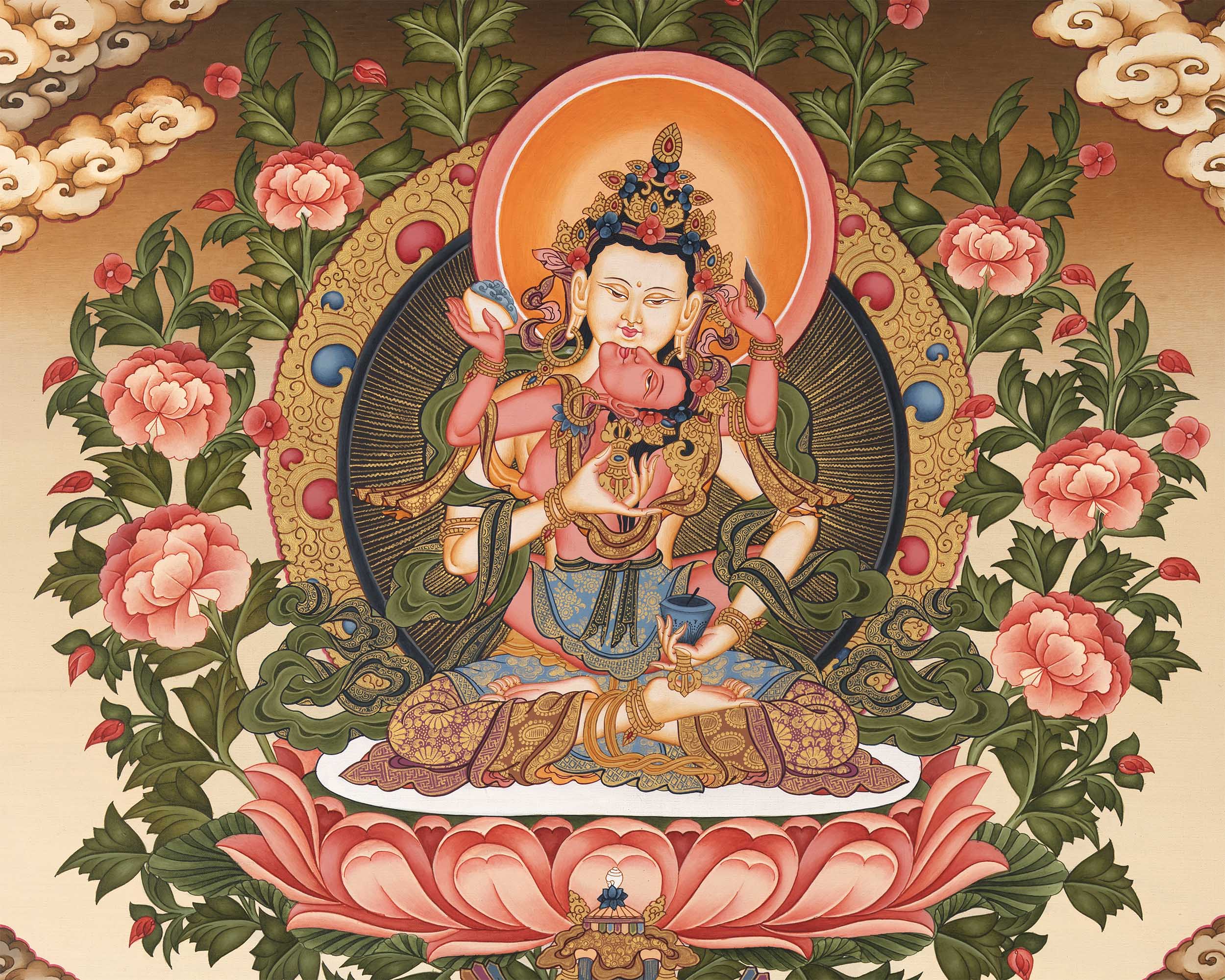 Vajrasattva Shakti Print | Wall hanging Decoration