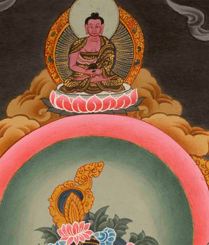 Quality Green Tara | Traditional Tibetan Thangka | Religious Wall Decoration