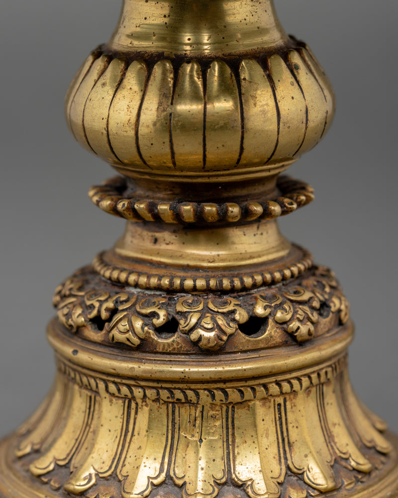 Buddhist Panas Set | Butter Lamp Tibetan | Religious Home Decor