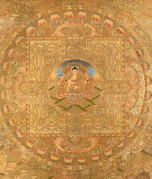 Shakyamuni Buddha Thangka | Mandala Wall Hanging