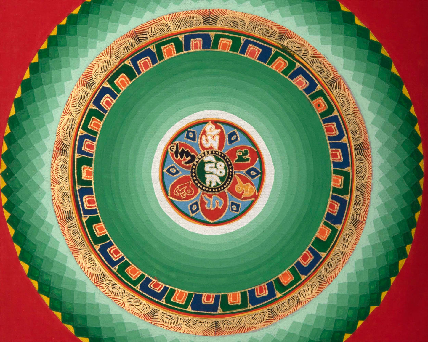 Mandala Thangka | Mantra Mandala | Religious Wall Decors