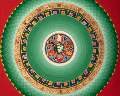 Mandala Thangka | Mantra Mandala | Religious Wall Decors