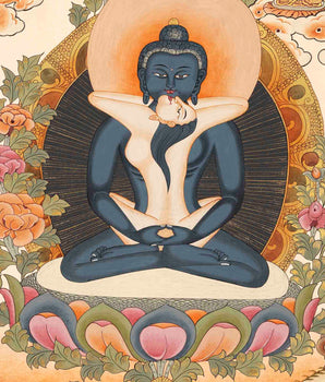 Yab Yum Buddha Thangka | Religious Painting
