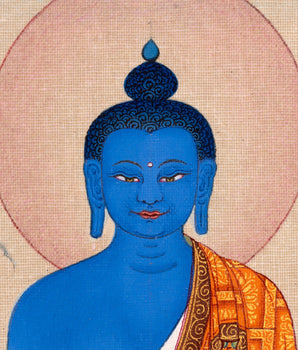 Medicine Buddha Thangka | Traditional Hand-painted Menla Thanka