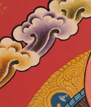 Medicine Buddha Thangka | Buddhist Ritual Wall Hanging Thangka